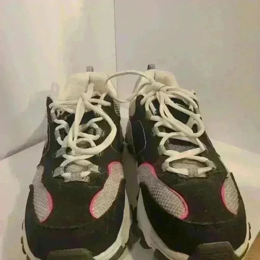 Champion Women Walking Shoes Sneakers Size 8 1/2W - Black Pink - Picture 2 of 6